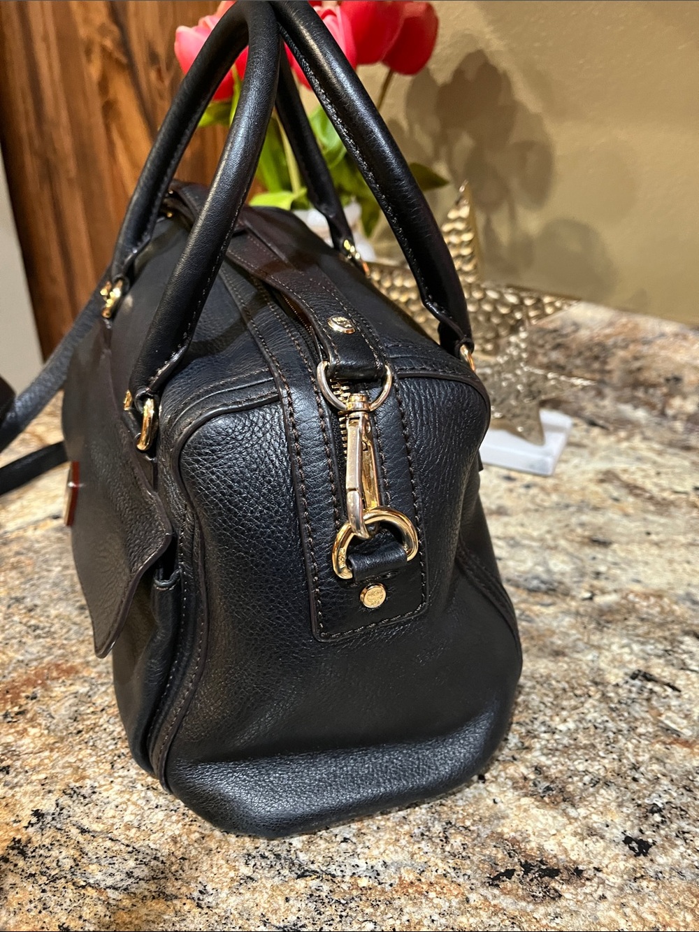 MCM Boston Black leather handbag - Picture 4 of 12